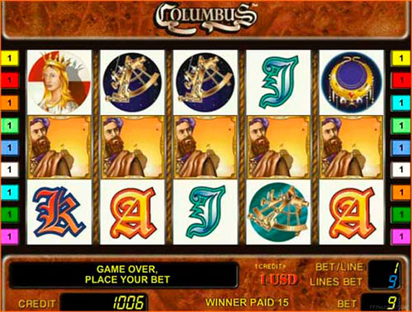 Игровой автомат Columbus