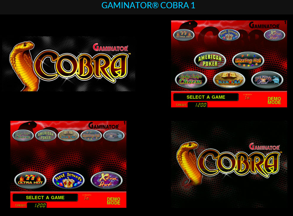 Миксы (наборы игр) Gaminator Cobra 1