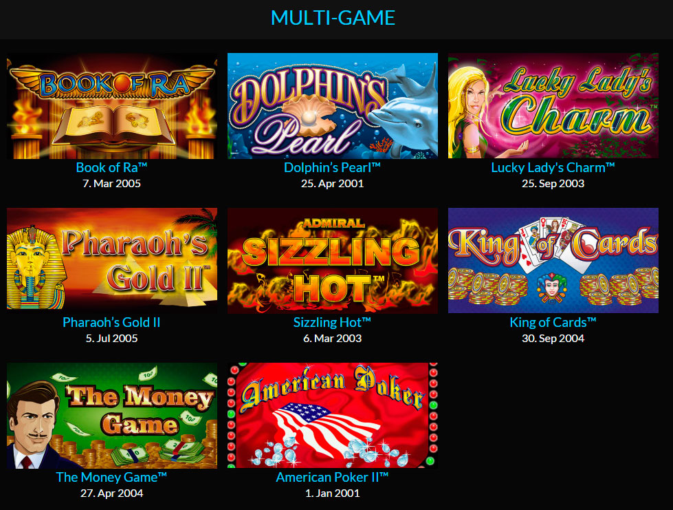 Версии игр Gaminator Cobra 2